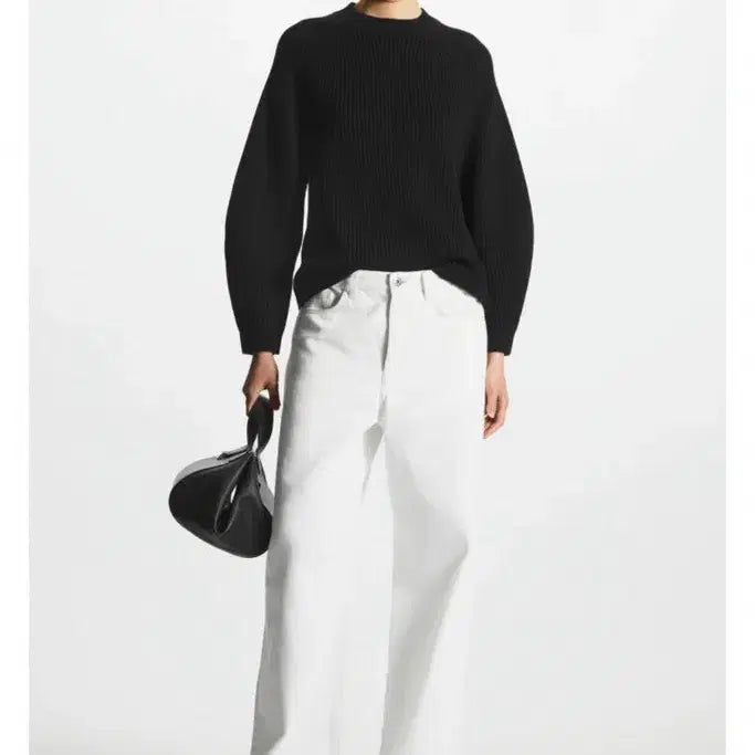 [BUNJANG] COS Sculpted Sleeve Merino Wool Sweater / COS 스컬프티드 슬리브 메리노 울 스웨터
