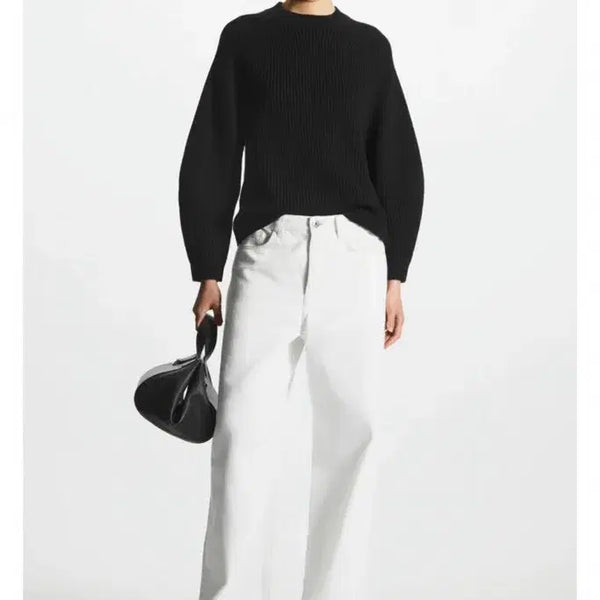 [BUNJANG] COS Sculpted Sleeve Merino Wool Sweater / COS 스컬프티드 슬리브 메리노 울 스웨터