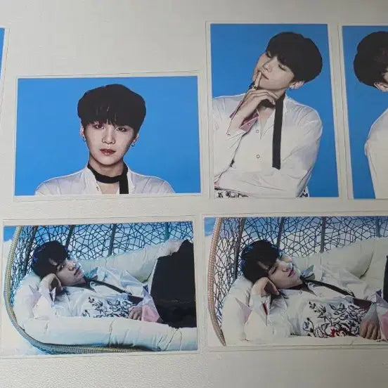 [BUNJANG] BTS Wings Tour Mini Photocard Suga Set / 방탄소년단 윙콘 미니포카 슈가 윤기 판매