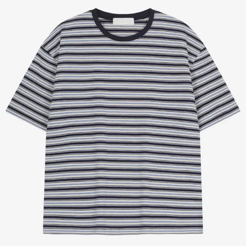 [BUNJANG] Striped Short Sleeve Crop T-Shirt / 스트라이프 반팔 크롭 티셔츠