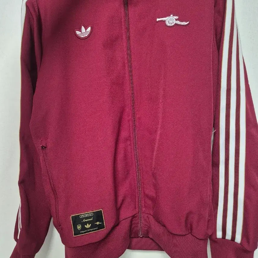 [BUNJANG] Arsenal Burgundy Track Top L / 아스날 버건디 트랙탑 L