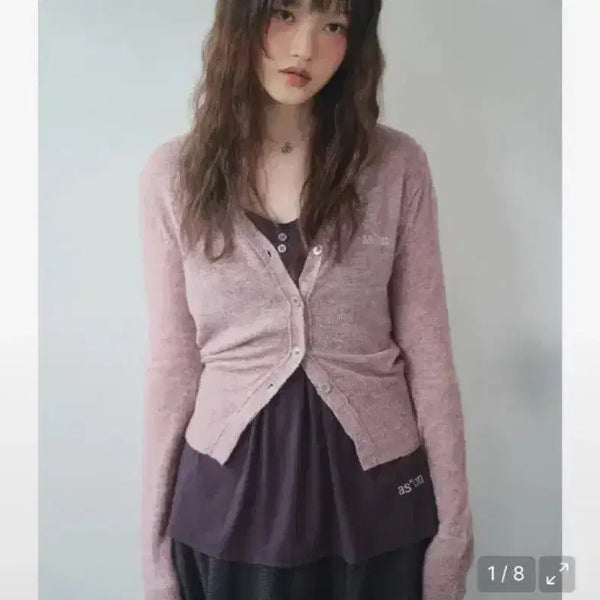 [BUNJANG] AZ ONN BERLIN Cardigan Pink / 애즈온 BERLIN CARDIGAN 핑크