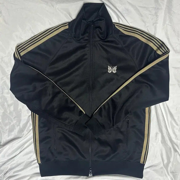 [BUNJANG] Needles LHP Smooth Track Jacket Black Star Order / 니들스 lhp 트랙 자켓 스무스 블랙 별주
