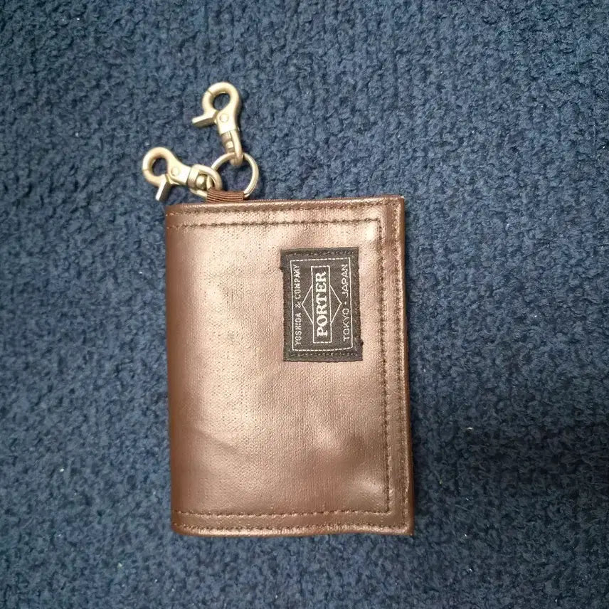 [BUNJANG] Porter Freestyle Coin Case Dark Brown / 포터 프리스타일 코인케이스 다크브라운