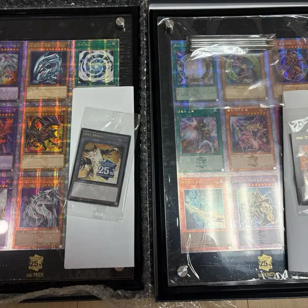 [BUNJANG] Yu-Gi-Oh! 25th Anniversary Unity & Plasid Uncut Sheet (Card) Set (Unsealed) / (25주년) 유희왕 유니티, 프라시드 언컷시트(카드)세트 단순 개봉 세트 판매