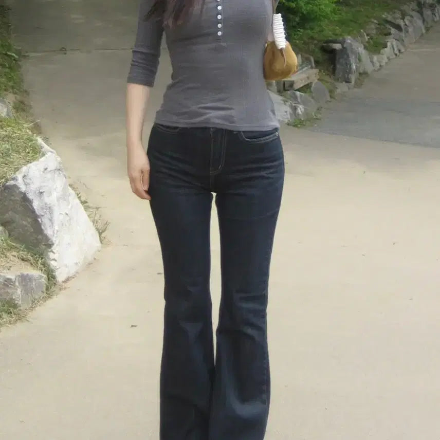 [BUNJANG] Our Cabinet Old Span Boots Cut Pants - Medium Size / 아워캐비넷 old span boots cut pants m사이즈