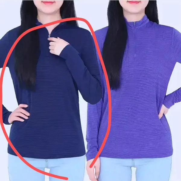 [BUNJANG] Women's Functional Long-Sleeve Hiking T-Shirt / 여성 등산복 기능성복