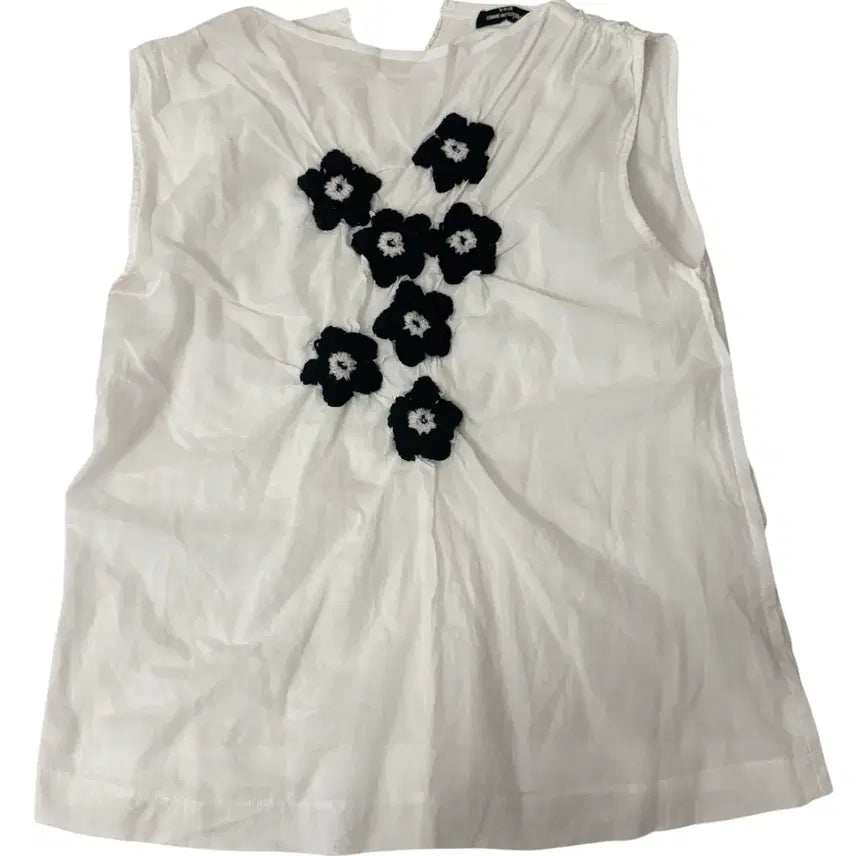 [BUNJANG] Comme des Garcons Tricot Corsage Sleeveless Top / 꼼데가르송 코사지 슬리브리스