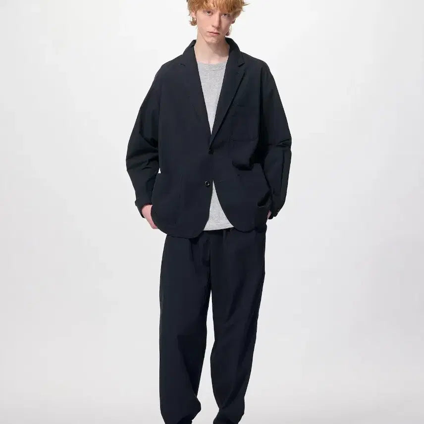 [BUNJANG] Engineered Garments x GU Collaboration Set-up Navy / GU 엔지니어드 가먼트 콜라보 셋업 새제품 네이비