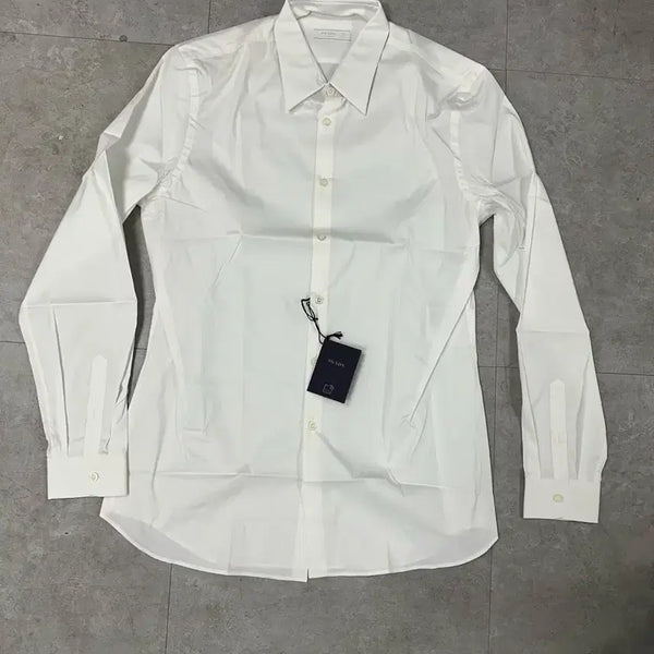 [BUNJANG] Prada Men's White Classic Button-Up Shirt XL / (정품) 프라다 prada 남성 화이트 셔츠 XL 새제품 급처