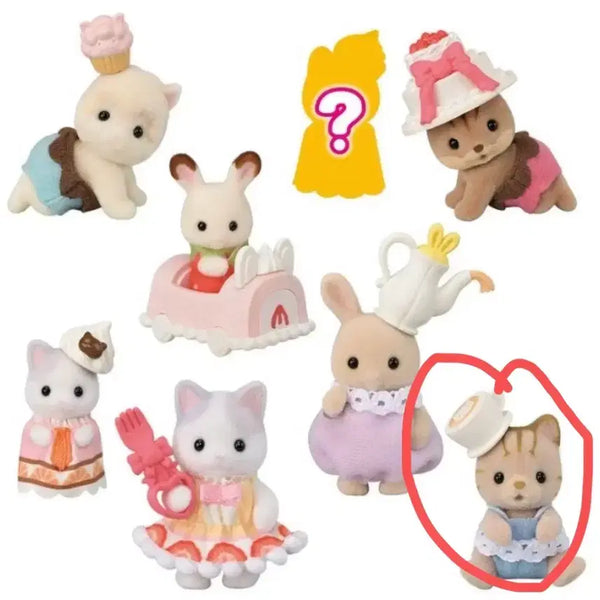 [BUNJANG] Sylvanian Families Baby Cake Party Squirrel / 실바니안 아기 케이크 파티 다람쥐