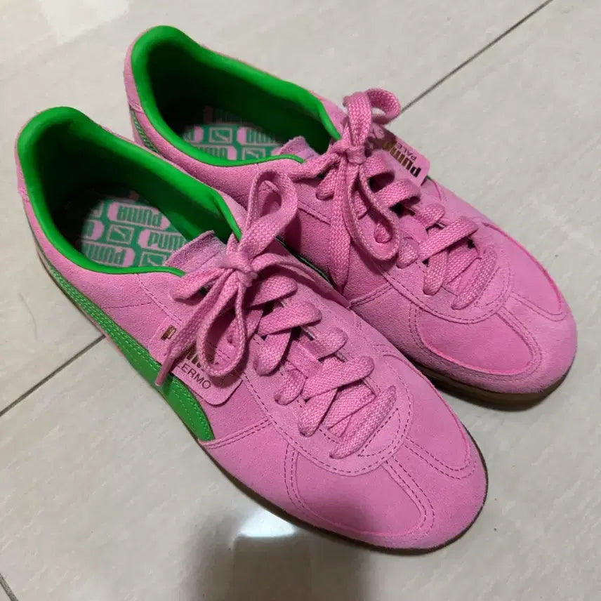 [BUNJANG] Puma Palermo Pink Size 275 Sneakers / 푸마 팔레르모 275 핑크