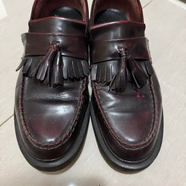 [BUNJANG] Dr. Martens Tassel Loafers Burgundy / 닥터마틴 로퍼