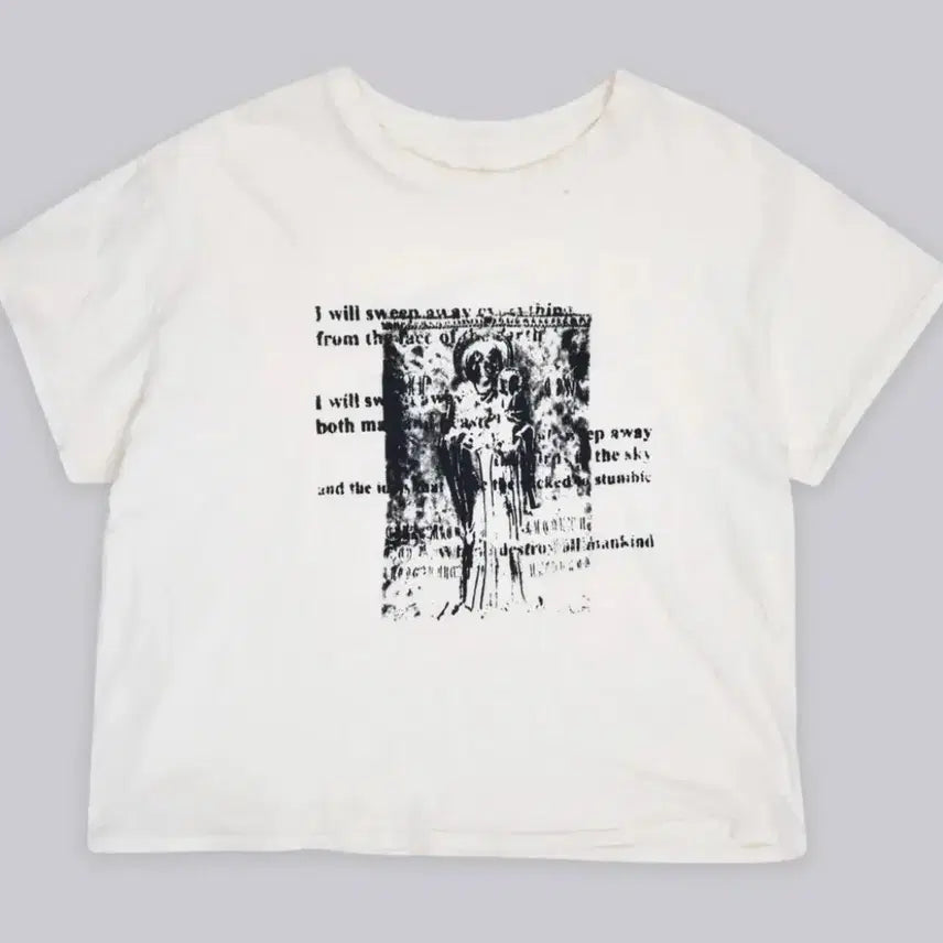 [BUNJANG] Jaded London White Etching T-Shirt XL / 제이디드 런던 Jaded London 화이트 에칭 티 JMT6691