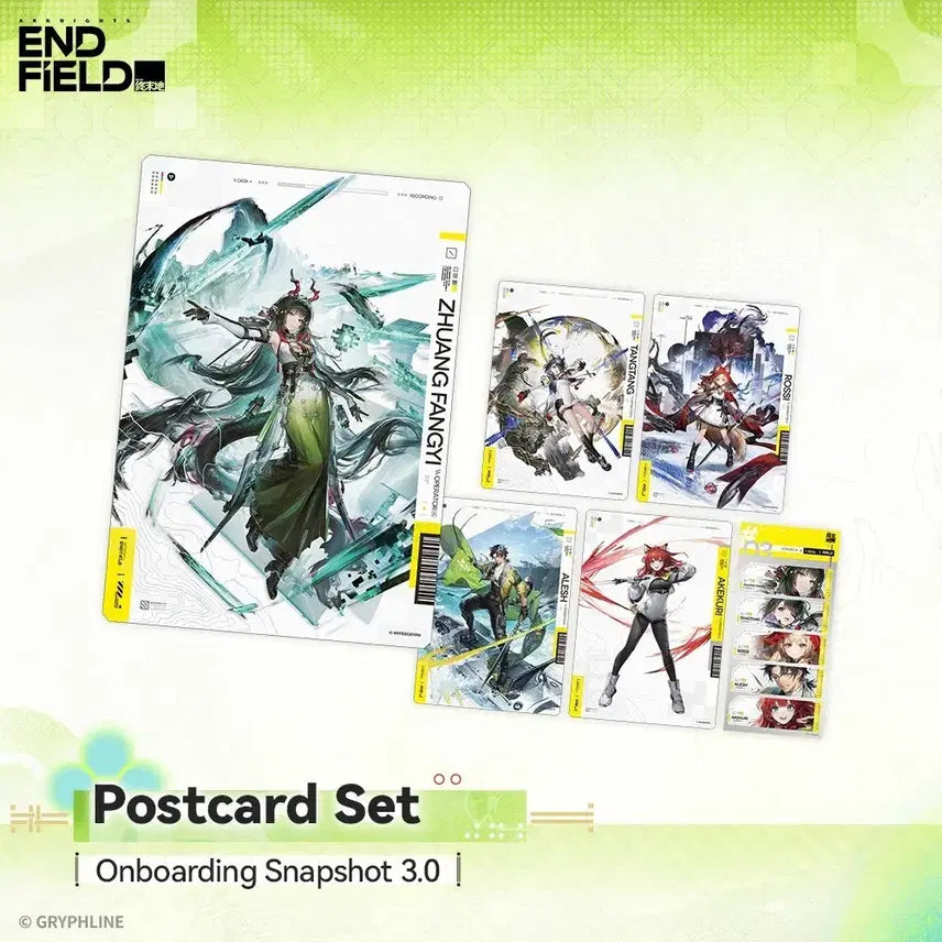 [BUNJANG] Arknights Endfield Postcard Set / 명일방주 엔드필드 엽서 세트 포스트카드