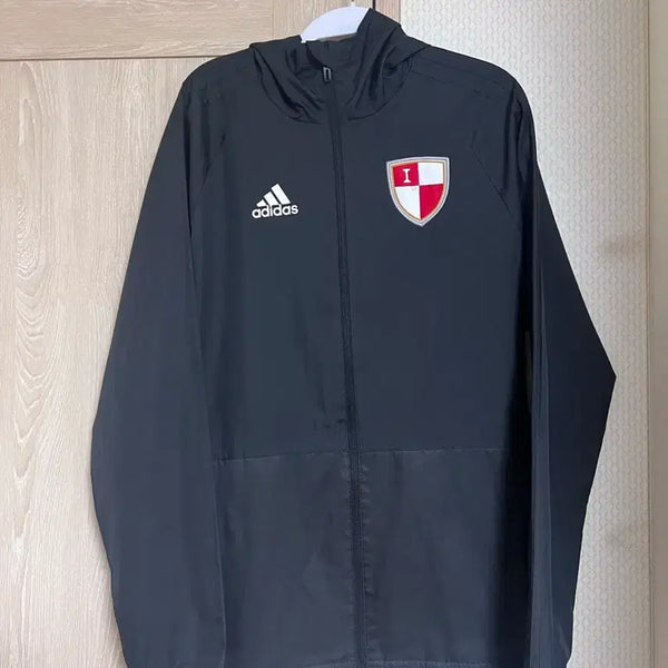 [BUNJANG] Adidas Busan IPark Black Training Rain Jacket / 아디다스 부산아이파크 블랙 트레이닝 레인자켓 바람막이 축구 k리그