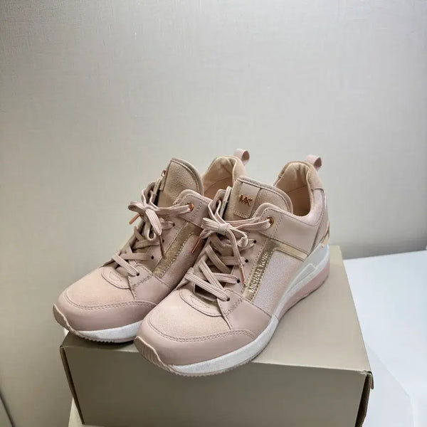 [BUNJANG] Michael Kors Pink Women's Sneakers (US 6.5 / KR 235) / 마이클코어스 핑크 여성 스니커즈 6.5m (235)