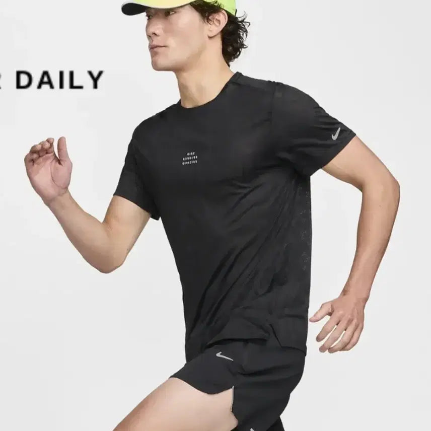 [BUNJANG] Nike Rise 365 Dri-FIT Short Sleeve Running T-Shirt / 나이키 라이즈 365 러닝 디비전 드라이 핏 반팔 러닝 티셔츠