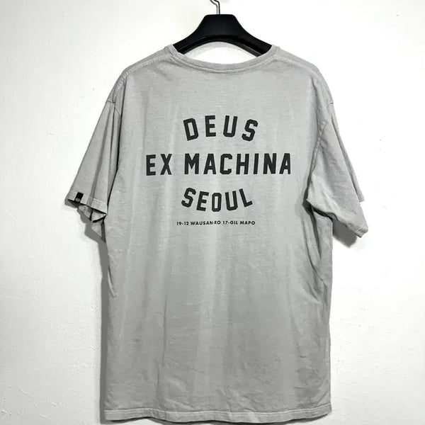 [BUNJANG] Deus Ex Machina Seoul Short Sleeve T-Shirt XL / 데우스 엑스마키나 서울 반팔티 XL