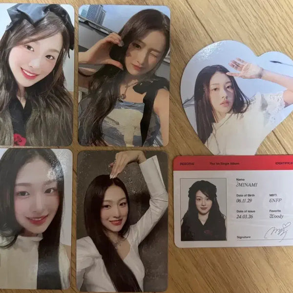 [BUNJANG] RE:SENE Mina Photocard Bundle Set / 리센느 미나미 어어 앨포 일괄