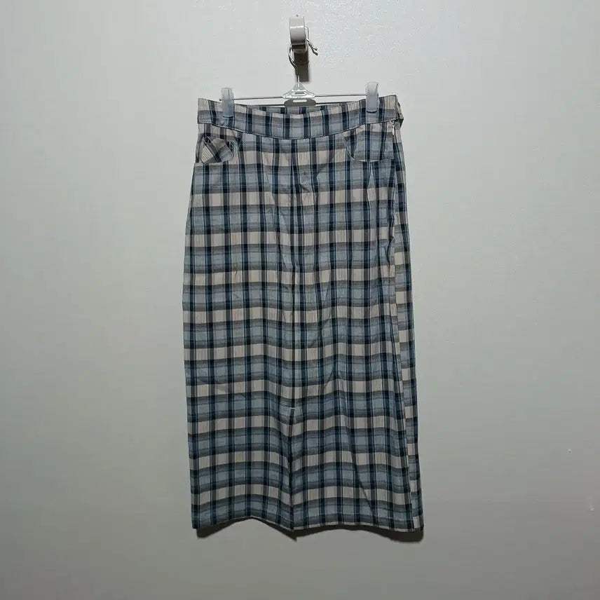 [BUNJANG] IMVELY Summer Check Skirt L / IM VELY 임블리 여름 체크 치마 L (26A1701)