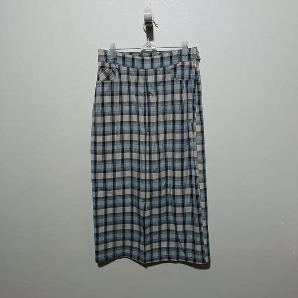 [BUNJANG] IMVELY Summer Check Skirt L / IM VELY 임블리 여름 체크 치마 L (26A1701)