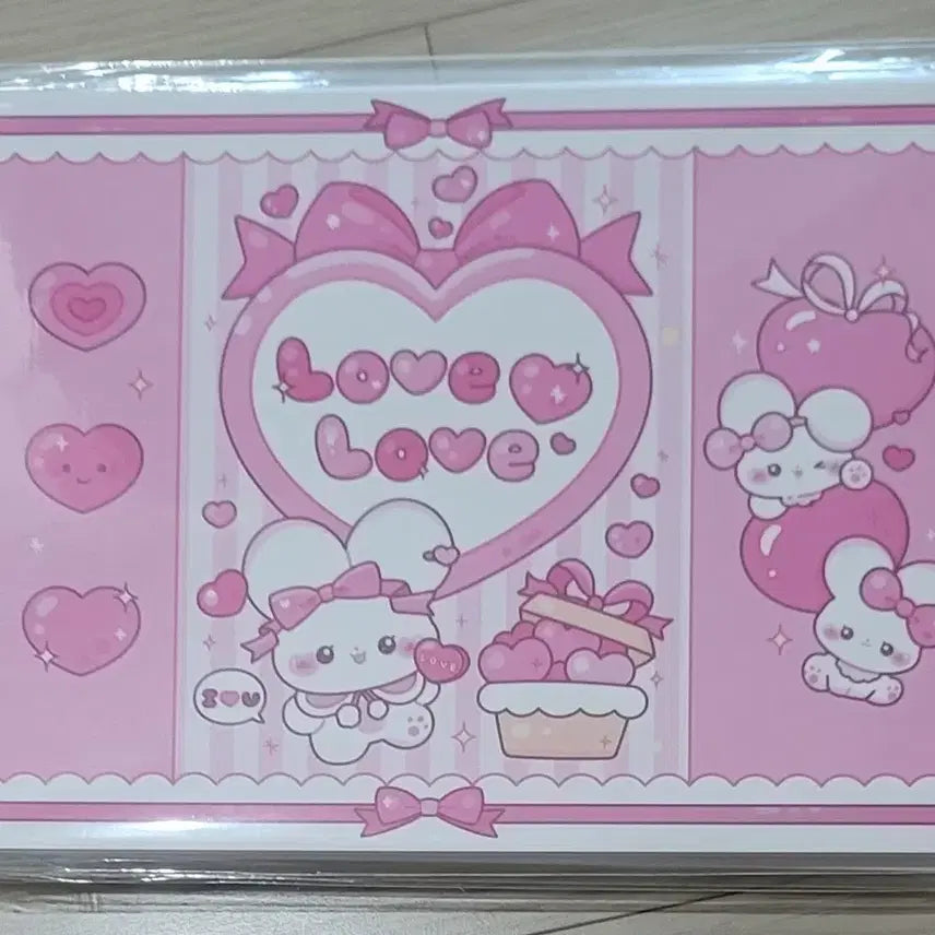 [BUNJANG] BboBbo Love Wrapping Paper Set / 뽀뽀 LOVE 랩핑지 대량양도