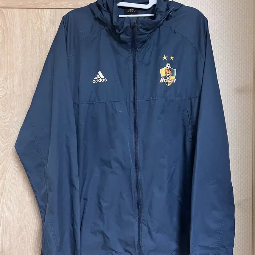 [BUNJANG] Adidas Ulsan HD K League Navy Training Windbreaker Rain Jacket / 아디다스 울산현대 울산HD 네이비 트레이닝 바람막이 레인자켓 축구 k리그