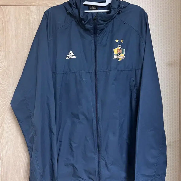 [BUNJANG] Adidas Ulsan HD K League Navy Training Windbreaker Rain Jacket / 아디다스 울산현대 울산HD 네이비 트레이닝 바람막이 레인자켓 축구 k리그