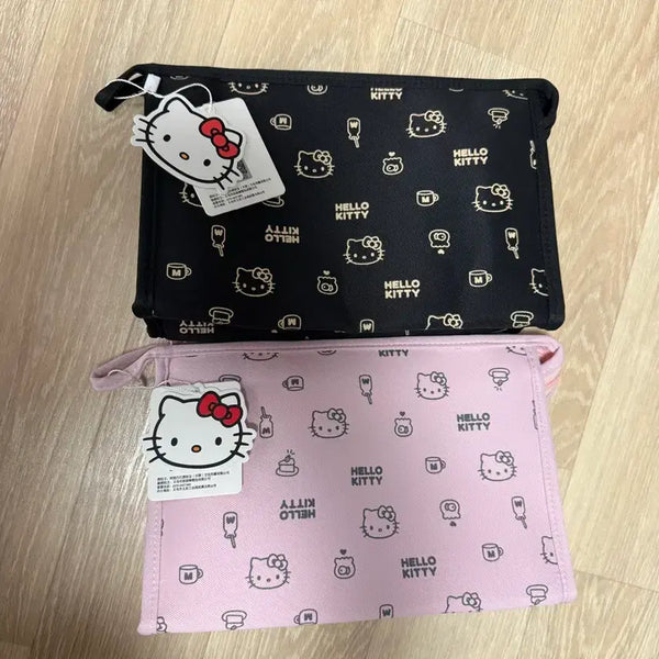 [BUNJANG] Hello Kitty Pouch Black & Pink / 헬로키티 파우치 블랙 핑크