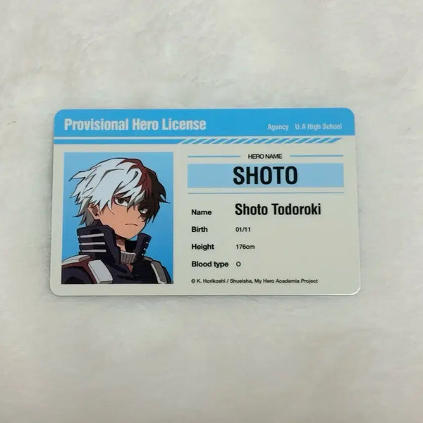 [BUNJANG] My Hero Academia Shoto Todoroki Hero ID / 나의 히어로 아카데미아 나히아 쇼토 토도로키 히어로증 팝퍼블