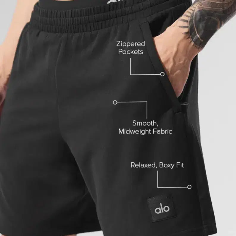 [BUNJANG] ALO Double Take Short Black M / ALO 알로 Double Take Short