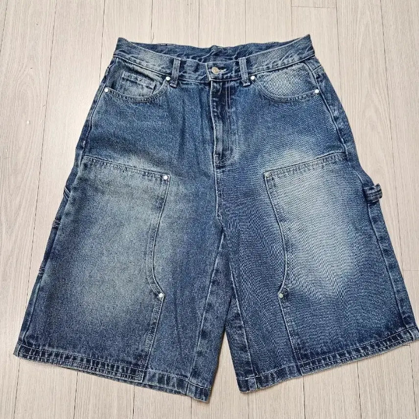 [BUNJANG] Code Graphy Bermuda Shorts / 코드그라피 버뮤다 팬츠 청반바지