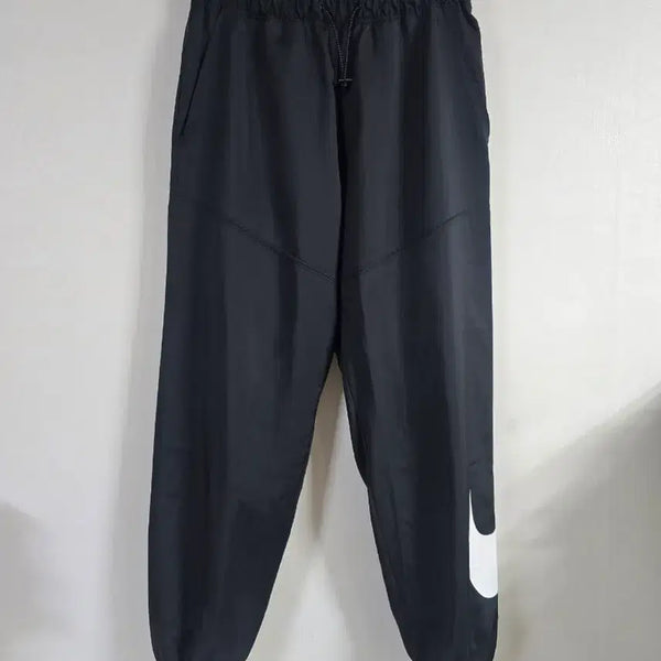 [BUNJANG] Nike Swoosh Woven Training Pants Black Size S / 나이키 스우시 블랙 우븐트레이닝 팬츠S