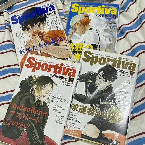 [BUNJANG] Haikyuu!! Sportiva Print Bundle Set (Kageyama, Hinata, Kenma, Sakusa) / 티켓O,일괄) 하이큐 스포티바(카케야마,히나타,켄마,사쿠사)