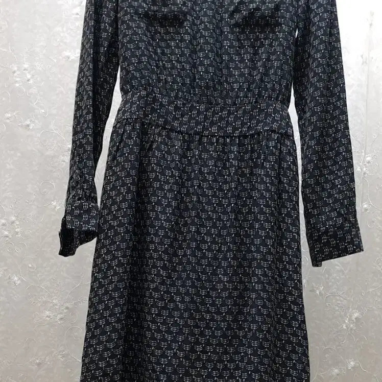 [BUNJANG] Theory 100% Silk Patterned Midi Dress Size 44 / 띠어리 실크원피스 44