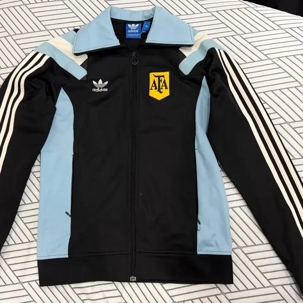 [BUNJANG] Adidas Argentina AFA Sky Track Top Jersey / 아디다스 아르헨티나 afa 하늘 스카이 블랙 트랙탑 져지