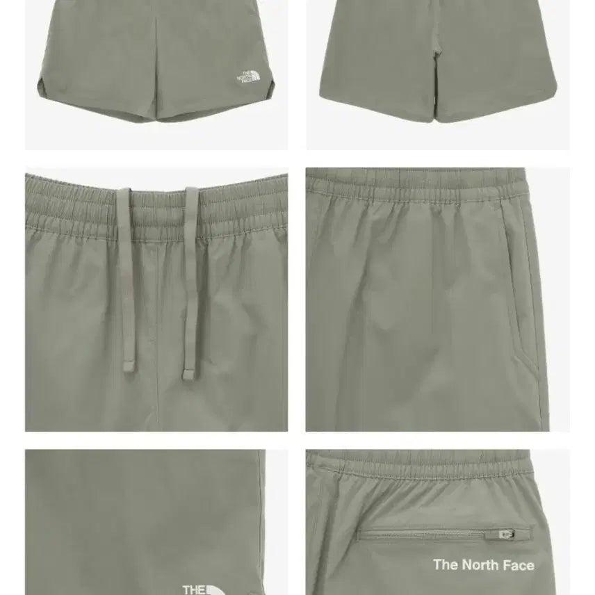 [BUNJANG] The North Face Nylon Shorts Olive Size 75 (S) / 노스페이스 반바지 올리브 75(s)