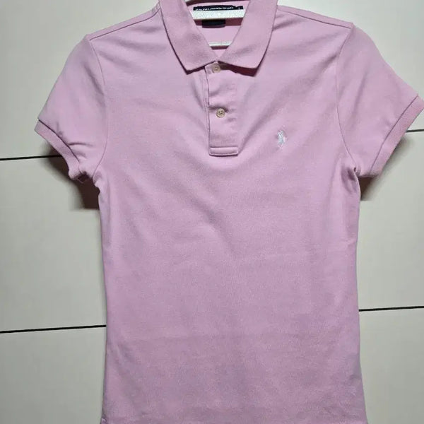 [BUNJANG] Polo Ralph Lauren Sport Strawberry Milk Pink Cotton Collar Short Sleeve T-Shirt Size S / 폴로 랄프로렌 스포츠 딸기우유 카라 반팔  티셔츠