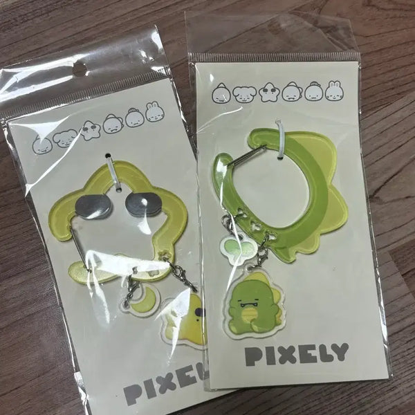 [BUNJANG] Pixelie Dokebi Dinosaur Acrylic Carabiner (Sealed) / 픽셀리 각별 공룡 아크릴 카라비너 미개봉