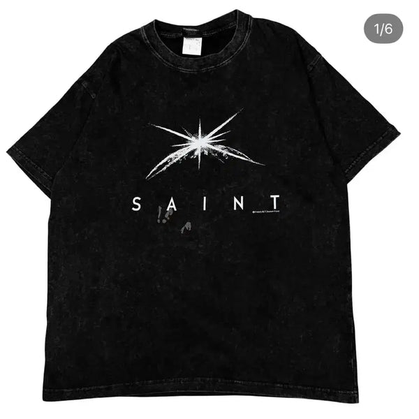 [BUNJANG] Saint Michael Pigment Washed T-Shirt / 세인트 반팔
