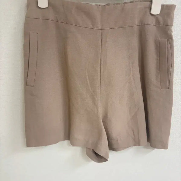 [BUNJANG] Linen Beige Shorts / 린넨 베이지색 숏팬츠