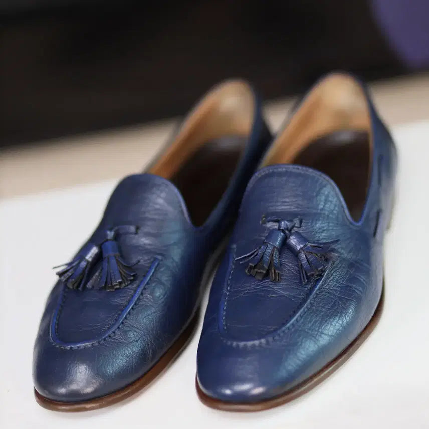 [BUNJANG] Salvatore Ferragamo Leather Tassel Loafers (US 6½ / 255mm) / 정품 페라가모 가죽 태슬 로퍼, 클리닉 완료품
