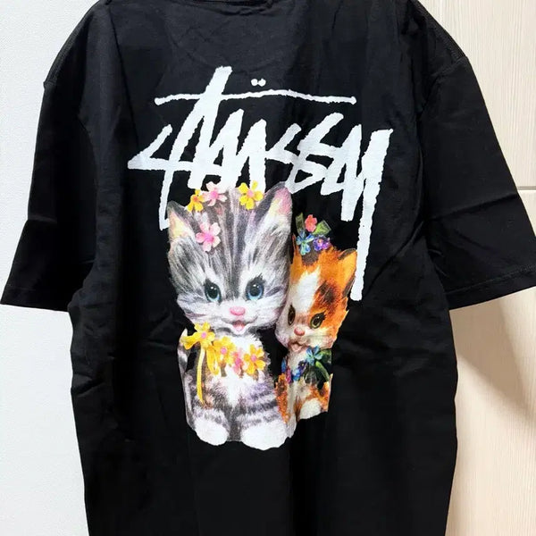 [BUNJANG] Stussy Kitten Short Sleeve T-Shirt (M) / 스투시 키튼 반팔 M 미착용