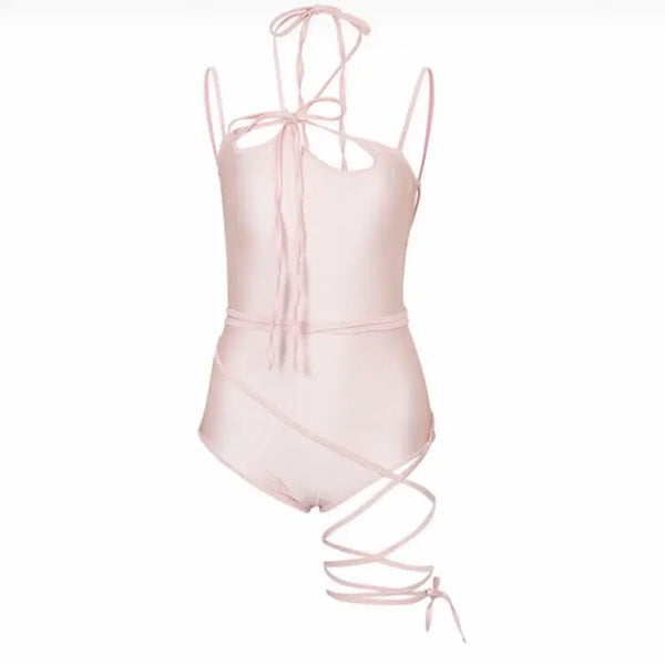 [BUNJANG] PAIN OR PLEASURE Orchid Swimsuit Pink / 페인오어플레져 오키드 스윔수트 PAIN OR PLEASURE ORCHID SWIMSUIT Pink