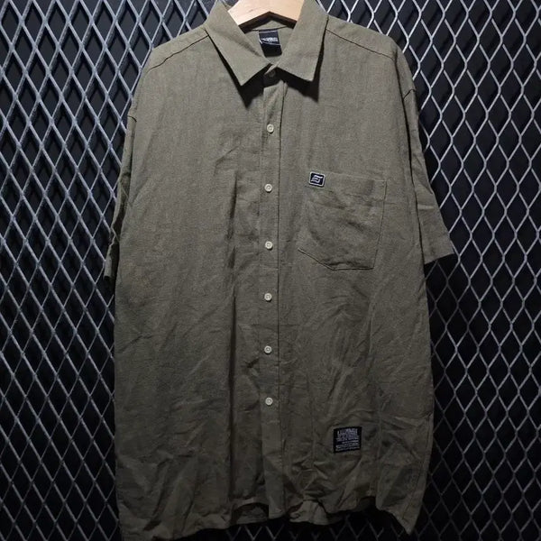 [BUNJANG] Filluminate Short-Sleeve Shirt / 필루미네이트 반팔 셔츠 free