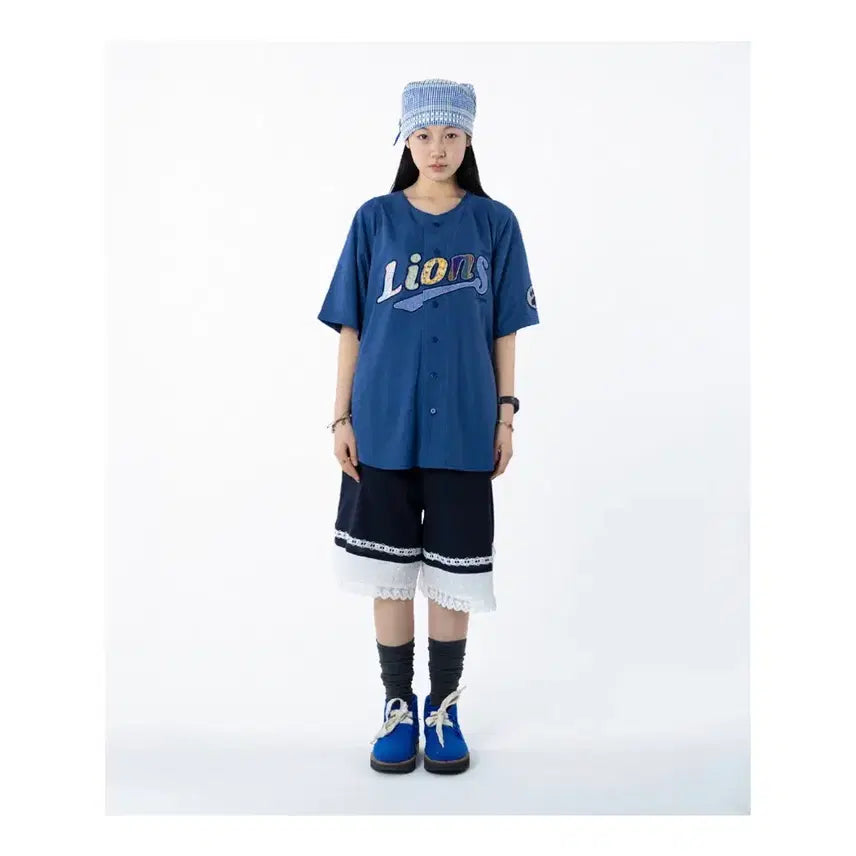 [BUNJANG] Koisei Samsung Lions Baseball Uniform Blue Away M/L / 코이세이오 삼성라이온즈 유니폼 블루 어웨이 M/L 바로발송