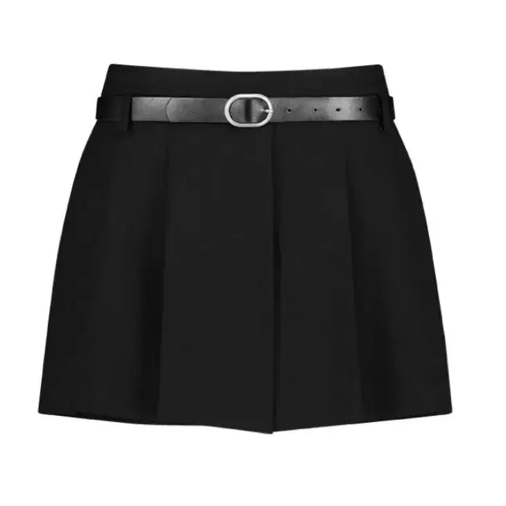 [BUNJANG] Green Butter Skirt Pants (Black) / 그린버터 스커트팬츠
