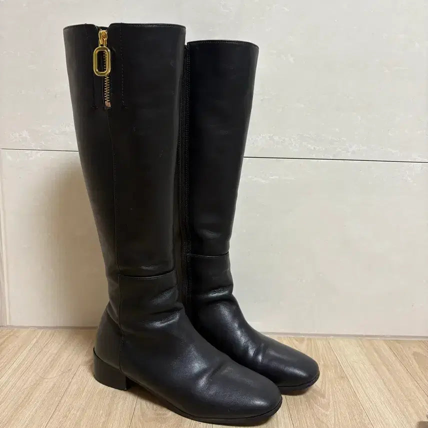 [BUNJANG] Sera Leather Long Boots / 세라 소가죽 롱부츠