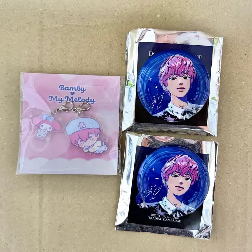 [BUNJANG] PLAVE Bambi Charm Keychain & Can Badge / 플레이브 뿌엠디 참키링 캔뱃지 밤비